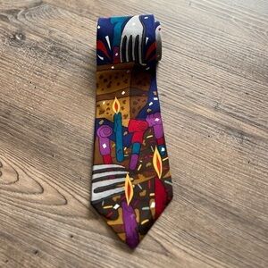 Beatles Birthday Neck Tie Released in 1968 apple corps 100% Silk Made in USA